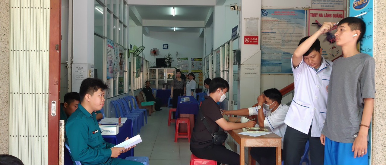 Hội đồng nghĩa vụ quân sự quận Ninh Kiều tổ chức khám sức khỏe  nghĩa vụ quân sự năm 2024