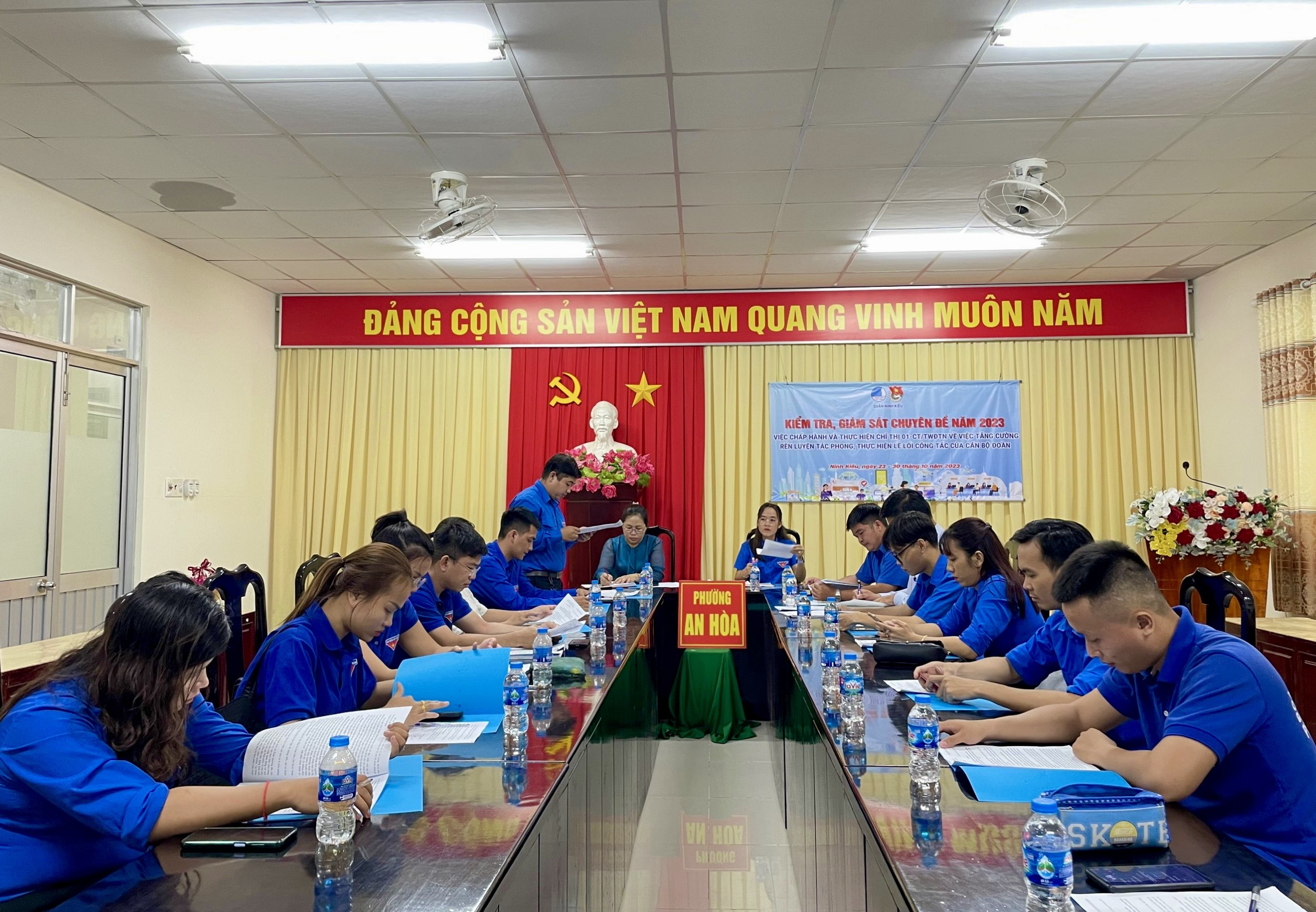 KT02: Ủy ban Kiểm tra Quận đoàn Ninh Kiều thực hiện công tác kiểm tra chuyên đề năm 2023 đối với 20/33 đơn vị cơ sở Đoàn trực thuộc